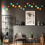 The Atomic Mobile - Palm Springs Hanging Art Mobiles - Mid Century Modern Kinetic Art - Home Decor - Work from Home Decorations - 5 Sizes (20" h x 82" w)