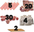 61 Pack Cedar Blocks, Sachets, Rings, Balls - Stop Clothes Damage - The Ultimate Cedar Collection to Protect Your Clothes