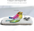 H&D HYALINE & DORA 3" Colorful Glass Bird Figurine Miniature Blown Glass Birds Bird Gifts for Bird Lovers Women Men Animals Collectible Figurines for Desk Table Decor