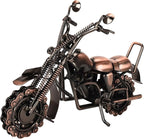 Metal Motorcycle Model - Collectible Moto Decor, Ideal Motorcycle Gifts for Men, Handcrafted Metal Replica for Study/Office/Living Room Decoration