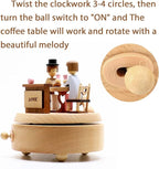 ROSIKING Classical Music Box Revolve Musical Boxes Christmas Birthday Valentine's Day Gifts for Lover, Boyfriend, Girlfriend, Husband, Wife Plays Can't Help Falling in Love