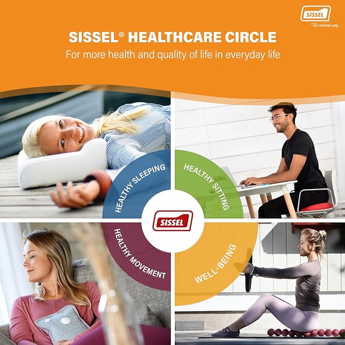 SISSEL Spiky Dome Set of 2 | Balance & Coordination Training Device | 100% Phthalate-Free PVC | Colors: Blue & Red | Foot Massage & Fitness | Supports up to 176 lbs | Ideal for Home Gym & Therapy
