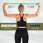 Resistance Band Figure 8 Exercise Cord, Fitness Resistance Bands with Handles, Exercise Tube Band for Arm and Shoulder Stretch