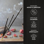 Hem Black Magic Incense Sticks (120 Sticks, 6 Boxes Inside) - 9 Inches Long, 20g per Box - Perfect for Meditation, Rituals & Cleansing