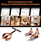 2026 New Pedal Resistance Band with Handle, Natural Rubber Foot Pedal Resistance Bands, Multifunction Fitness Bands for Abdomen, Waist, Arm, Leg (53 LBS)