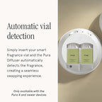 Pura & Simplicity Home Scent Refill - Smart Air Diffuser - Long-Lasting Luxury Fragrance per Refill - Home Essential - Clean & Safe Diffuser Fragrance - Single Refill, Pine