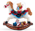 Teddy Bears' Rocking Horse Christmas Water Snow Globe