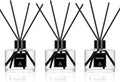 Reed Diffuser Set of 3 for Bathroom Air Fresheners, Oil Defusers Sticks | Cashmere & Vanilla,Lemon,Eucalyptus & Mint Scent(1.7 fl oz Each Pack) Home Fragrance with 12 Sticks | House Shelf Decor