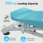 HOTWAVE Ski Balance Board with LCD Display and 300LB Weight Capacity, Rocking Stepper Ski Simulator for Home Workout, Ideal for Balance, Cardio and Core Workout for Adults