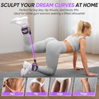 Ankle Resistance Bands with Cuffs, Workout Sets for Women, Resistance Bands for Working Out, Exercise Band for Leg Booty, Home Gym Workout Equipment, Ankle Weights Fitness Band Set