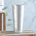 Metal Umbrella Holder, Freestanding Umbrella Stand Indoor with Handle Umbrellas Holder for Entryway Cane Stand Decorative Rack Portable Storage Bucket for Canes Magazine Newspaper