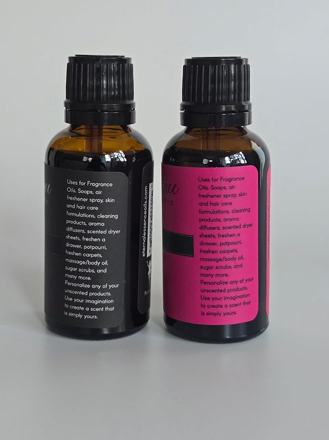 Eternal Essence Oils 2 Pack 30ml Premium Fragrance Oil - Dragons Blood & Mermaid - for Candle, Soap Making, Aromatherapy, Diffusers, Home Care, & Humidifiers