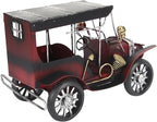 Metal Antique Vintage Car Model, Old Vintage Car Model, Antique Car with Miniature Classic Car Arts for Office Home Desktop Decoration