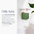 Aera Mini Home Fragrance Diffuser Plug-In: Smart Home App Aroma Control, Essential Oil & Aromatherapy, Hypoallergenic Scent Technology, Family & Pet Safe, Forest Green (Scent Capsules Sold Separately)