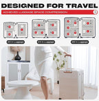 Travel Vacuum Storage Bags with Rechargeable USB Pump, 18 Pack Carry-On Size Compression Packing Bags for Luggage and Suitcase, Space Saver for Clothes and Clothing Travel