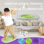 Balance Board for Kids, Toddler Balance Board Maze, Wobble Board with 6 Colored Balls,3 Replacement Labyrinth Boards, Balancing Board Physical Therapy for Sensory Training