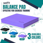 High-Density Balance Pad - Durable TPE Foam Balance Pad Physical Therapy, Foam Exercise Pad with Non-Slip Surface, Lightweight for Home & Gym Workouts, Core Strength & Balance Enhancement