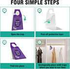 Moth Traps, Clothes Moth Killer with Sticky Glue Pheromone, No Toxic Odorless Organic Meal Moths Trap,Sticky Trap Based Repellent for Closets Carpet Kitchen Garden Barn,6 Packs