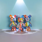 Graffiti Bear Statue, Resin Animal Sculpture Home Decor, Art Figurine Home Ornament Decoration for Office, Living Room, Bedroom, Book Shelf, TV Cabinet, Desktop