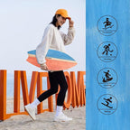 XCMAN Surf Balance Board Trainer with Roller Wooden Exercise Balancing Stability Trainer - Non Slip Surface for Adults Kids|Balance Board for Surfing,Snowboarding,Skateboarding,Hockey,Yoga Training