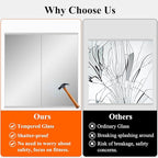 Ruomeng Home Gym Mirror, 55''x24''x2PCS Full Length, Large Frameless Body Mirror Tempered Glass for Gym, Workout, Yoga, Garage, Dance Studio