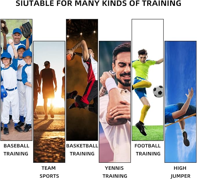 Speed Training Equipment, Resistance Bungee Band Multi-Sport Exercise Set Improve Focus Explosive Agility Power Strength Vertical Jumping Basketball Tennis Football Volleyball