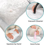 Vacuum Storage Bags for moving, Vacuum Seal Bags for Memory Foam, Latex, Clothing & Bedding, Space Saver Bags (10 Small)