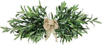 24" Floral Swag, Greenery Swag, Artificial Olive Flower Swag, Spring Floral Swag with Green Leaves Olive Fruit, for Wedding Arch Party Wall Home Garden Decor(1PCS)