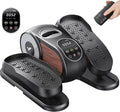 MERACH Under Desk Elliptical Machine, Leg Exerciser While Sitting for Seniors with Remote Control & 12-Speeds, Quiet Portable Electric Seated Pedal Exerciser Machine for Home Office