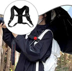 Vaveren Umbrella Holder Rain Stand Versatile Unisex Compact Comfortable Fishing Shelter Bracket Mount Accessory for Travel Gardening, Shoulder 1 Piece