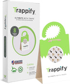 Trappify Ultimate Adhesive Moth Traps for Clothes - Monitoring Pantry Moth Traps for Home, Kitchen, Closet, Cabinet, Storage Rooms, Cupboard |Easy Setup (8 Pack)