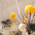 Patelai 36 Pcs Wicker Rattan Balls Decorative Balls for Vase Centerpiece Bowls Orbs Filler for Home Decor,4 Sizes(Yellow, Gray, White,2.4'',2'',1.6'',1.2'')