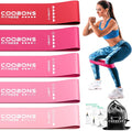 Resistance Bands for Working Out, Exercise Bands Resistance Bands Set with 5 Resistance Levels, Latex Loop Bands for Women Men, Workout Bands for Legs, Glutes, Strength Training, Yoga, Home Gym