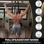 Resistance Bands for Exercise Working Out, 5-Level Pull-Up Assistance Full-Body Training Bands for Women Men Home Workouts, Physical Therapy, Strength Training