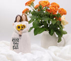 Friendship Gifts for BFF, 6” Best Friends Sculpted Hand-Painted Figurine Statue, Friendship Gift for Besties Birthday Gifts for Women, Christmas, Thanksgiving, Gift for Best Friend Birthday