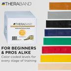 THERABAND Resistance Band, Special Heavy, 50-Yard Roll, Elastic Band for Exercise
