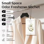 MYARO Scented Sachet House Air Freshener - 12 Pack Long Lasting Gardenia Fragrance Deodorizer for Home Closet Drawer Car