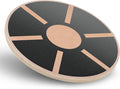 MADOG Wooden Wobble Balance Board for Adults, 15.5" Anti-Skid Sandpaper for Workout Core Trainer Physical Therapy, Home Gym Stability Board