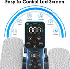 As Seen on TV Under Desk Elliptical Machine, Electric Leg Exerciser with Remote 12 Speeds, Quiet Portable Pedal Exerciser for Seniors at Home Office