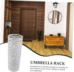 GLEAVI Multi Functional Entryway Umbrella Rack Stand Storage Holder for Umbrellas Newspapers and Walking Sticks Stable Design for Efficient Drying and Space Saving Organization