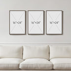 Framed 3D Wood Mountain Textured Wall Art for Living Room, 3 Piece Farmhouse Modern Wood Artwork for Walls, Landscape Mountain Forest Sun Wall Art Decor for Home Office Bedroom Hallway, 16x24 Inch