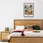 Vintage Yayoi Kusama Grasslands Posters Japanese Wall Art Yayoi Kusama Abstract Landscape Canvas Print for Stylish Room Bedroom Living Room Gallery Decor 20x30in Unframed