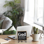 Home Decor, Farmhouse Shelf Decor For Living Room, Boho Aesthetic Table Decorations, Christian Gifts For Women Men, Entryway Tv Stand Fireplace Mantle Coffee Table Decoration (story-01)