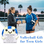 Handmade Collectible Volleyball Desk Decor - Funny Office Gift for Colleague,Coworker Appreciation Gift,Team Building Gifts for Volleyball Fans,Professional Home & Office Accent