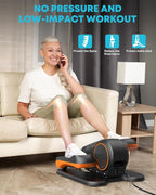 Gonex Under Desk Elliptical Exercise Machine for Seniors, Electric Ellipse Leg Exerciser with Remote, 16 Adjustable Speeds, Manual & 12 Auto Modes, Leg Exerciser While Sitting, Seated Pedal Exerciser