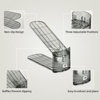 Shoe Slots Organizer, Clear Shoe Stacker, Adjustable Level Shoe Rack,Storage Space Saver for Sneakers Display (Grey Transparent, 12Pack)