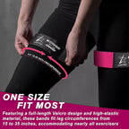 BFR Occlusion Bands for Women Glutes,Blood Flow Restriction Bands for Legs, Butt & Hip Building, Workouts, Best Fabric Resistance Bands for Squat Butt & Thigh