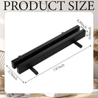 AceOrbit 2 Pcs Display Stand Tile Display Stand for Art Panels Picture Photos Plaques and Warm Glass Art Creations Collectibles Ceramic Tiles Office Trade Show Office, or Gallery(Black,Metal)