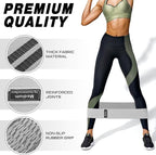 12 Pcs Fabric Resistance Bands for Working Out Booty Workout Stretch Exercise Bands Non Slip for Legs Squat Resistance Loop for Women Men Starter Butt Hip Thigh Fitness
