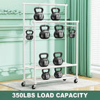 Double Rods Clothes Rack for Hanging Clothes, Heavy Duty Rolling Clothing Rack with Wheels, Freestanding Garment Racks with Oxford Bottom Shelf and Mesh Bottom Shelf for Bedroom Laundry Living Room